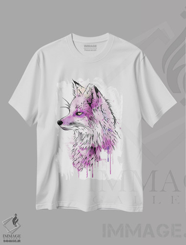 تیشرت طرح دار روباه، مدیوم اثر آنتونیو کامارنا | فروشگاه ایماژ