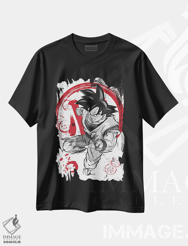 تیشرت طرح دار کاکاروت، انیمه اثر آنتونیو کامارنا | فروشگاه ایماژ