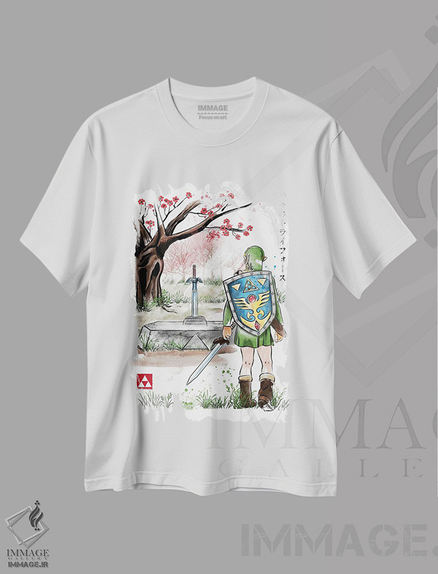 تیشرت طرح دار پیوند با گذشته، هنر دیجیتال اثر آنتونیو کامارنا | فروشگاه ایماژ