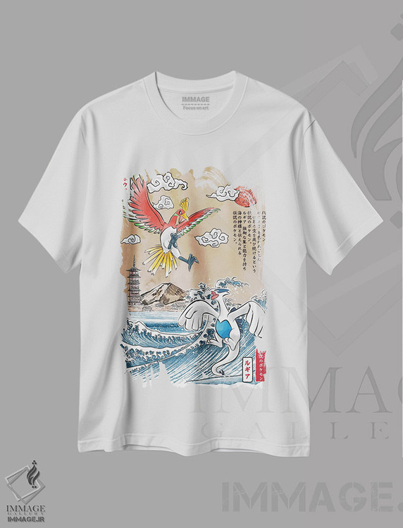 تیشرت طرح دار نبرد افسانه ای، هنر دیجیتال اثر آنتونیو کامارنا | immage.ir