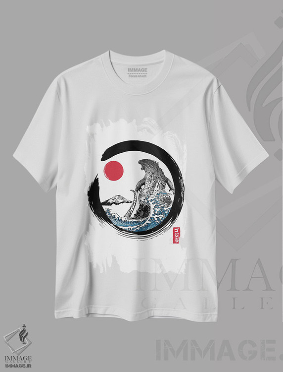 تیشرت طرح دار انسو کایجو، دکور آسیایی اثر آنتونیو کامارنا | immage.ir