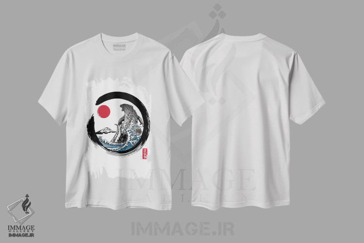 تیشرت طرح دار انسو کایجو، دکور آسیایی اثر آنتونیو کامارنا | immage.ir