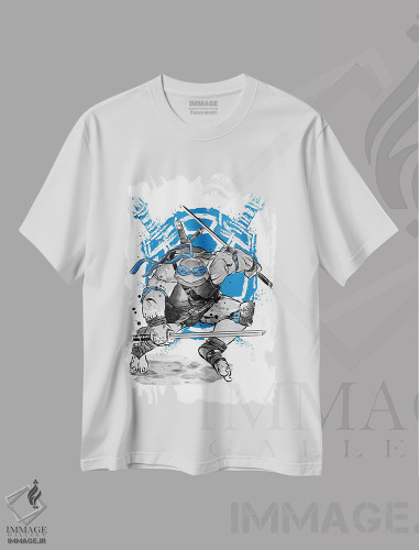 تیشرت طرح دار لئوناردو، هنر دیجیتال اثر آنتونیو کامارنا | فروشگاه ایماژ