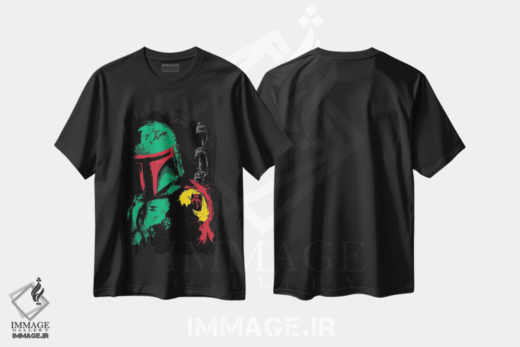 تیشرت طرح دار دایمیو جدید، هنر دیجیتال اثر آنتونیو کامارنا | فروشگاه ایماژ