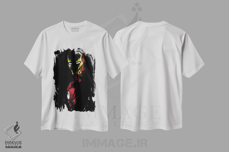 تیشرت طرح دار آهن در سایه ها، هنر دیجیتال اثر آنتونیو کامارنا | immage.ir