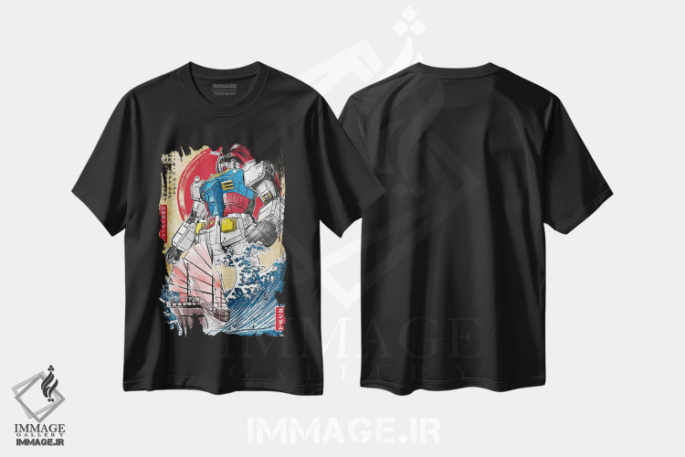 تیشرت طرح دار گاندم RX-78-2 در ژاپن، دکور آسیایی اثر آنتونیو کامارنا | immage.ir