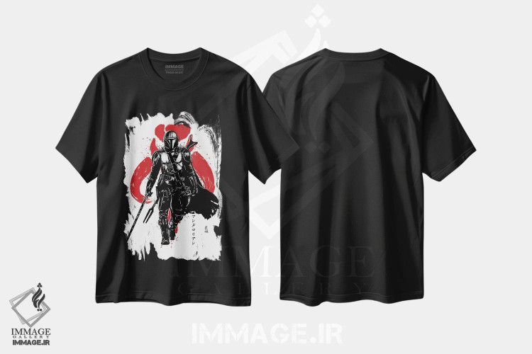 تیشرت طرح دار دارنده شمشیر تاریکی، هنر دیجیتال اثر آنتونیو کامارنا | فروشگاه ایماژ