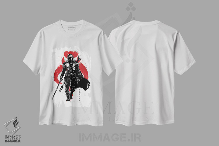 تیشرت طرح دار دارنده شمشیر تاریکی، هنر دیجیتال اثر آنتونیو کامارنا | immage.ir
