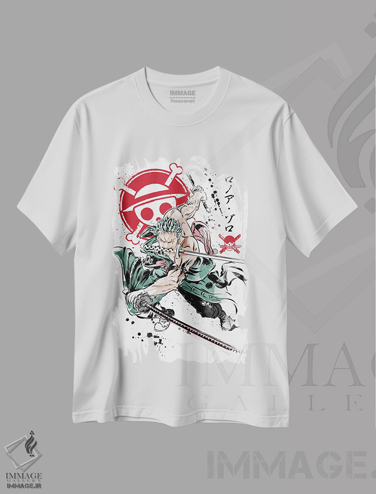 تیشرت طرح دار شکارچی دزدان دریایی، انیمه اثر آنتونیو کامارنا | immage.ir
