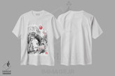 تیشرت طرح دار تی رکس در ژاپن، دکور آسیایی اثر آنتونیو کامارنا | فروشگاه ایماژ