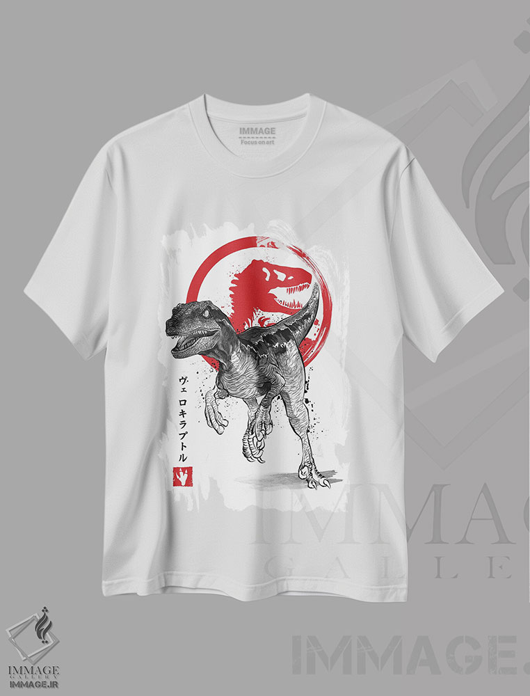 تیشرت طرح دار ولا سیرپتر، دکور آسیایی اثر آنتونیو کامارنا | فروشگاه ایماژ