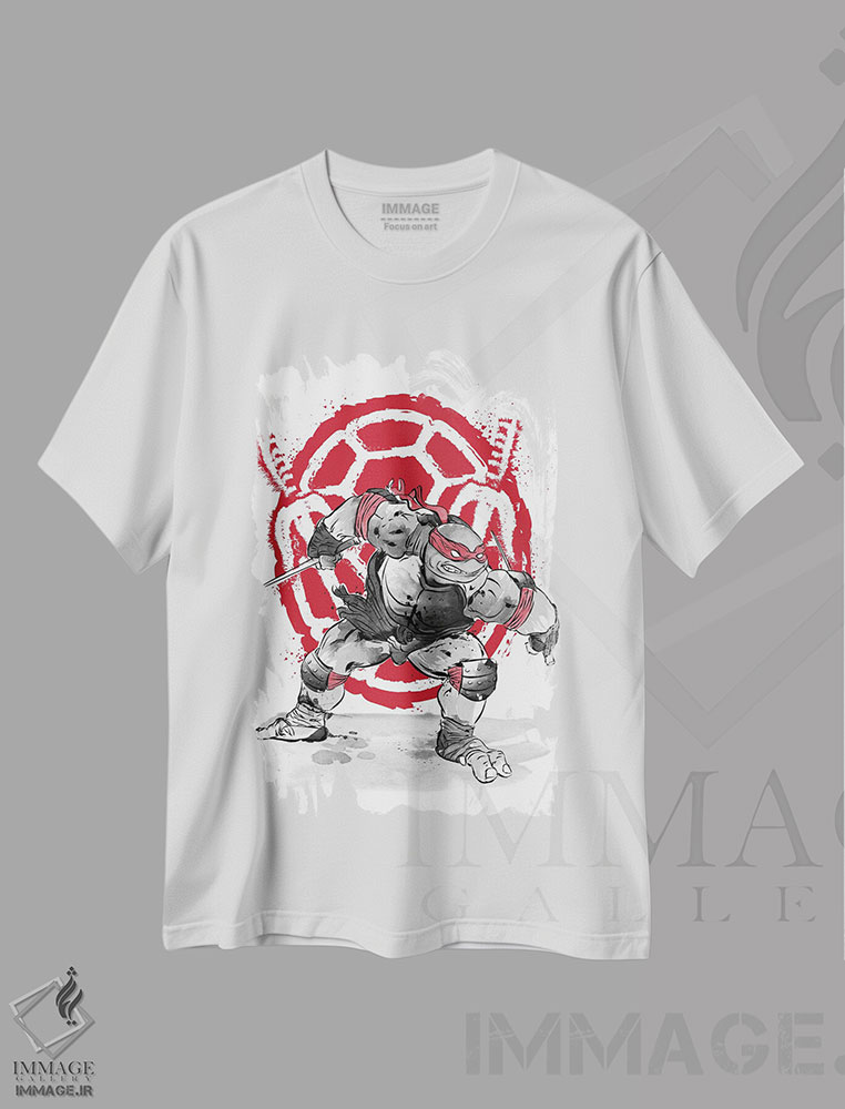 تیشرت طرح دار رافائل، هنر دیجیتال اثر آنتونیو کامارنا | immage.ir