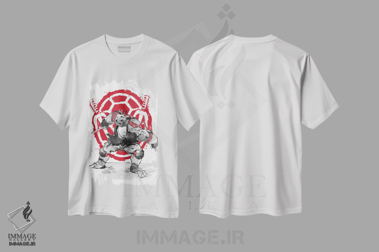تیشرت طرح دار رافائل، هنر دیجیتال اثر آنتونیو کامارنا | immage.ir