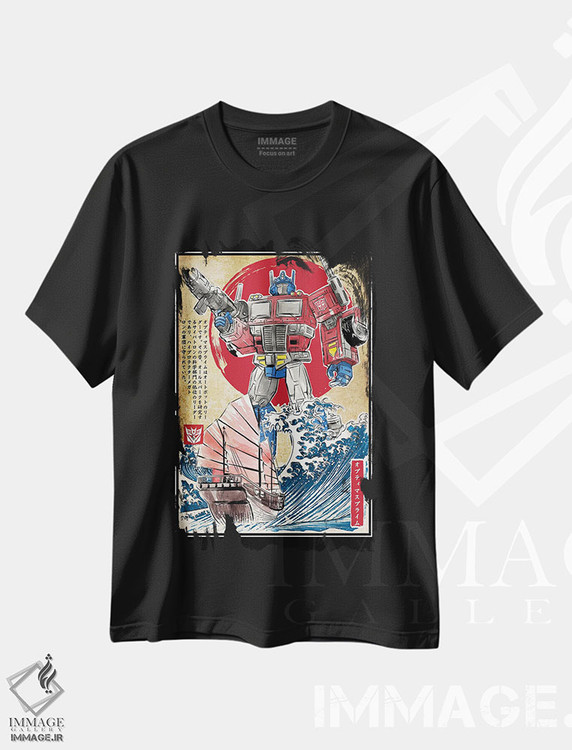 تیشرت طرح دار اپتیموس پرایم در ژاپن، مدیوم اثر آنتونیو کامارنا | فروشگاه ایماژ