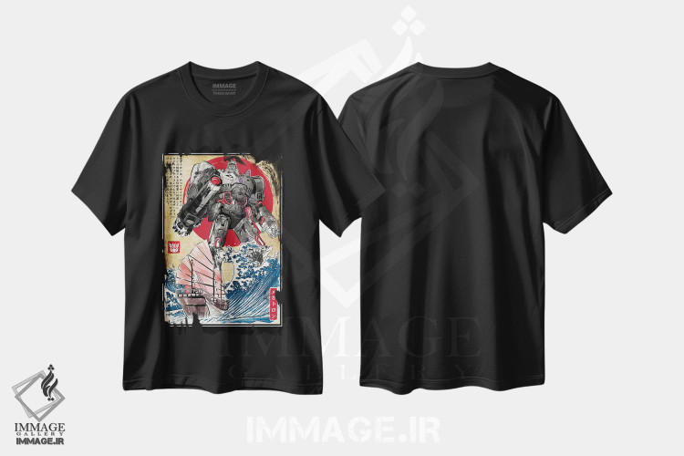 تیشرت طرح دار مگاترون در ژاپن، مدیوم اثر آنتونیو کامارنا | immage.ir