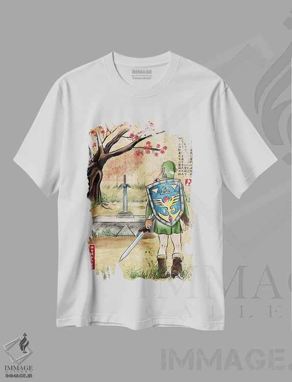 تیشرت طرح دار پیوند با گذشته، هنر دیجیتال اثر آنتونیو کامارنا | immage.ir