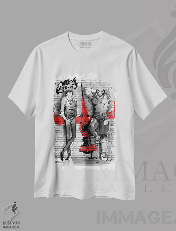 تیشرت طرح دار شکارچیان فضایی جایزه بگیر، انیمه اثر آنتونیو کامارنا | فروشگاه ایماژ