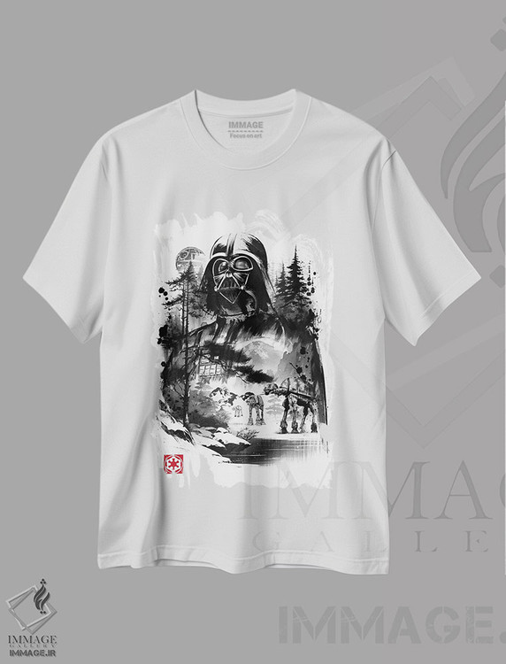 تیشرت طرح دار ارباب تاریکی در سیاره برفی، انیمه اثر آنتونیو کامارنا | فروشگاه ایماژ