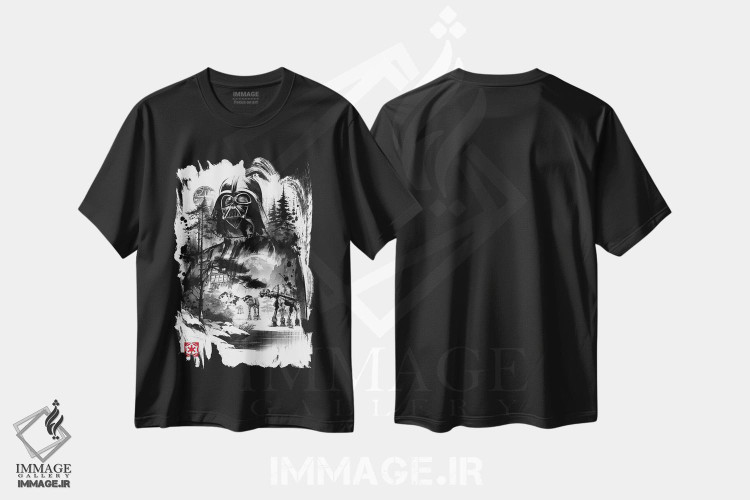 تیشرت طرح دار ارباب تاریکی در سیاره برفی، انیمه اثر آنتونیو کامارنا | immage.ir
