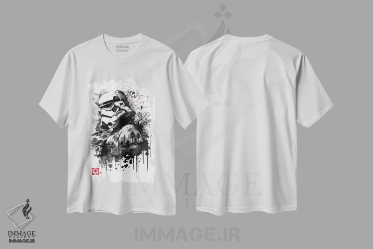 تیشرت طرح دار سرباز در جنگل، انیمه اثر آنتونیو کامارنا | immage.ir