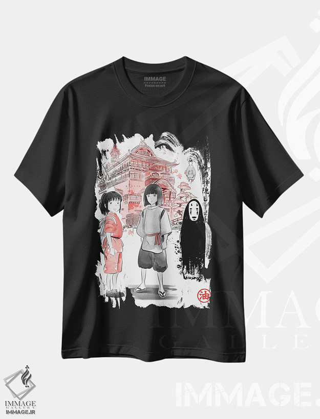 تیشرت طرح دار روحیه، انیمه اثر آنتونیو کامارنا | فروشگاه ایماژ