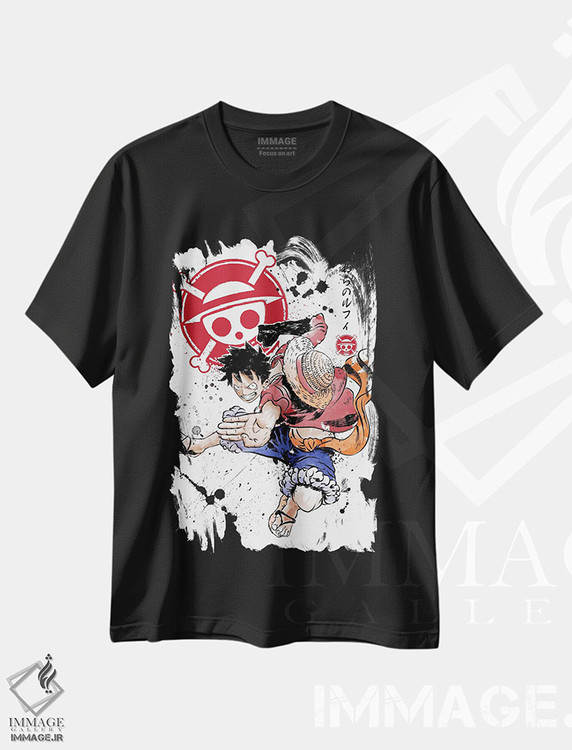 تیشرت طرح دار کاپیتان کلاه حصیری، انیمه اثر آنتونیو کامارنا | immage.ir