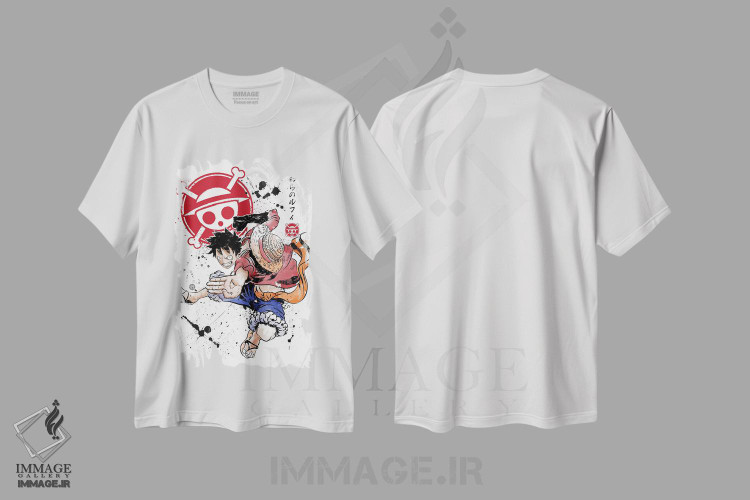 تیشرت طرح دار کاپیتان کلاه حصیری، انیمه اثر آنتونیو کامارنا | فروشگاه ایماژ