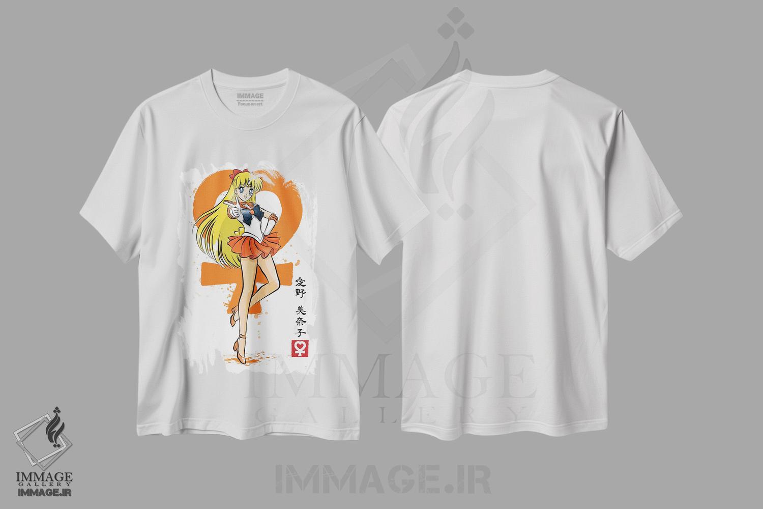 تیشرت طرح دار زهره، هنر دیجیتال اثر آنتونیو کامارنا | فروشگاه ایماژ