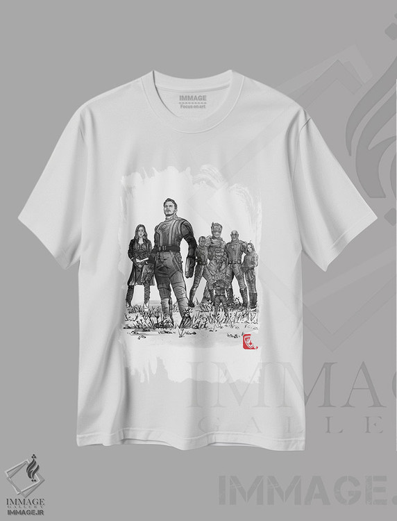 تیشرت طرح دار هفت نگهبان، انیمه اثر آنتونیو کامارنا | immage.ir
