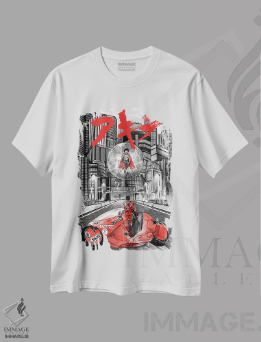 تیشرت طرح دار خوش آمدید به نئوتوکیو، انیمه اثر آنتونیو کامارنا | فروشگاه ایماژ