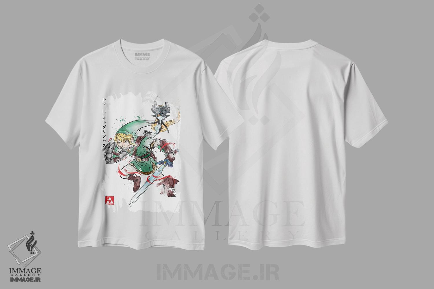 تیشرت طرح دار گرگ گرگ ومیش، هنر دیجیتال اثر آنتونیو کامارنا | immage.ir