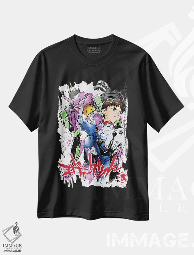 تیشرت طرح دار اوا-۰۱، انیمه اثر آنتونیو کامارنا | فروشگاه ایماژ