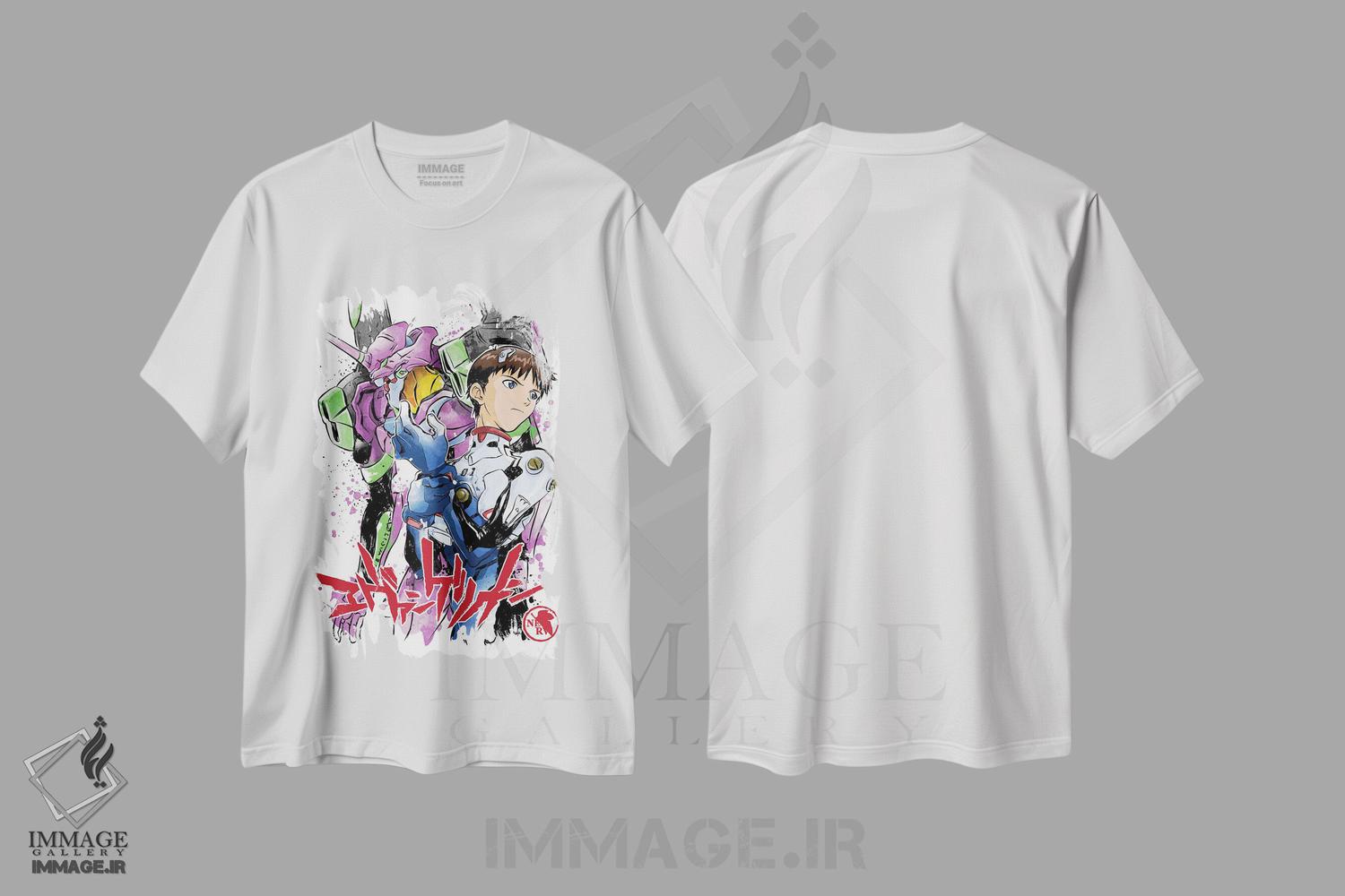 تیشرت طرح دار اوا-۰۱، انیمه اثر آنتونیو کامارنا | immage.ir