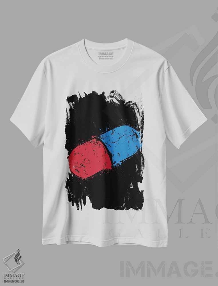تیشرت طرح دار کپسول، هنر دیجیتال اثر آنتونیو کامارنا | فروشگاه ایماژ