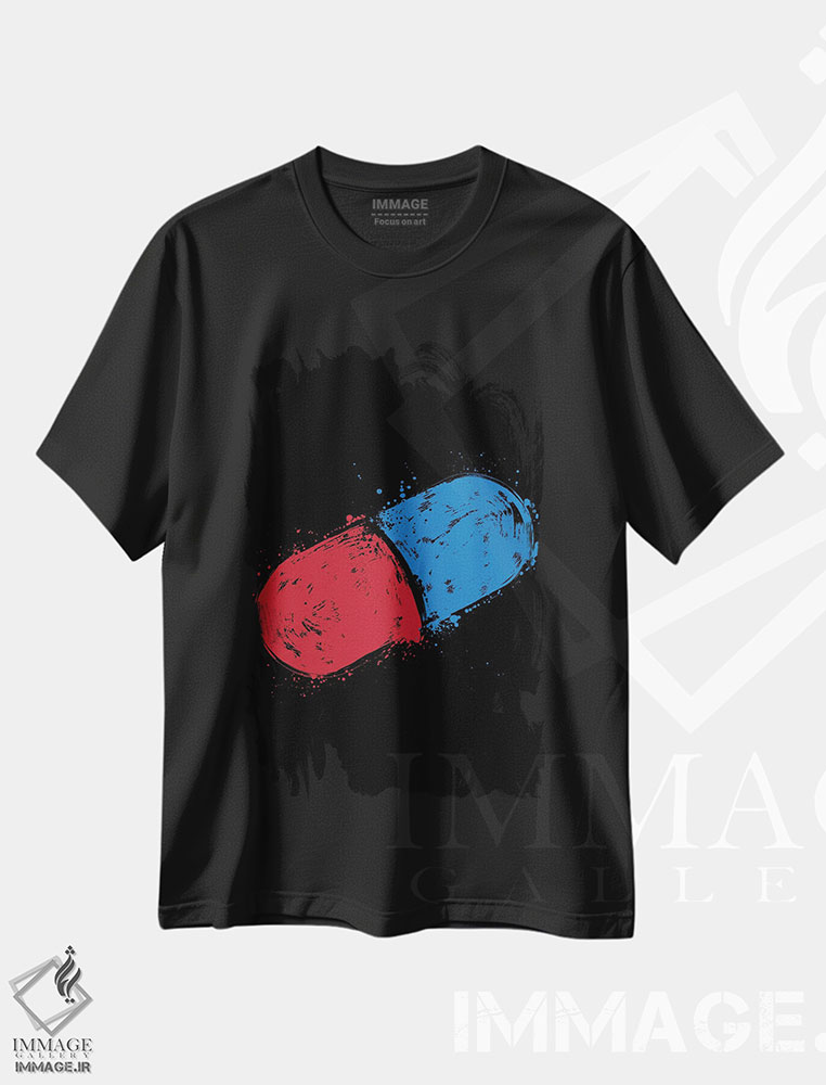 تیشرت طرح دار کپسول، هنر دیجیتال اثر آنتونیو کامارنا | immage.ir