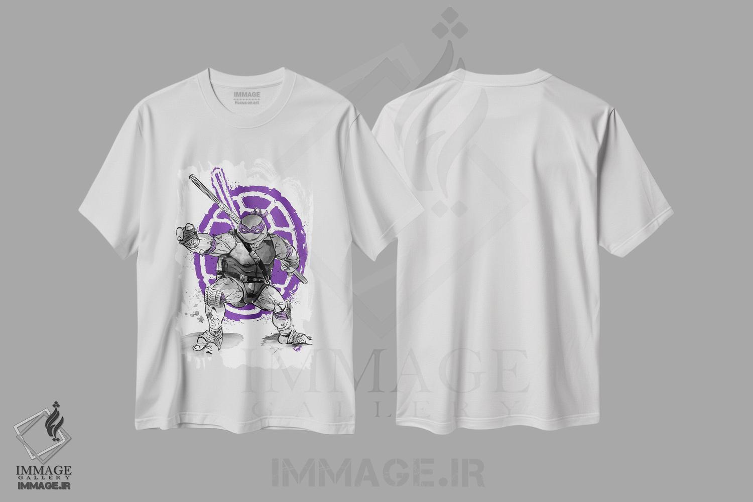 تیشرت طرح دار دوناتلو به سبک سومیه، هنر دیجیتال اثر آنتونیو کامارنا | immage.ir