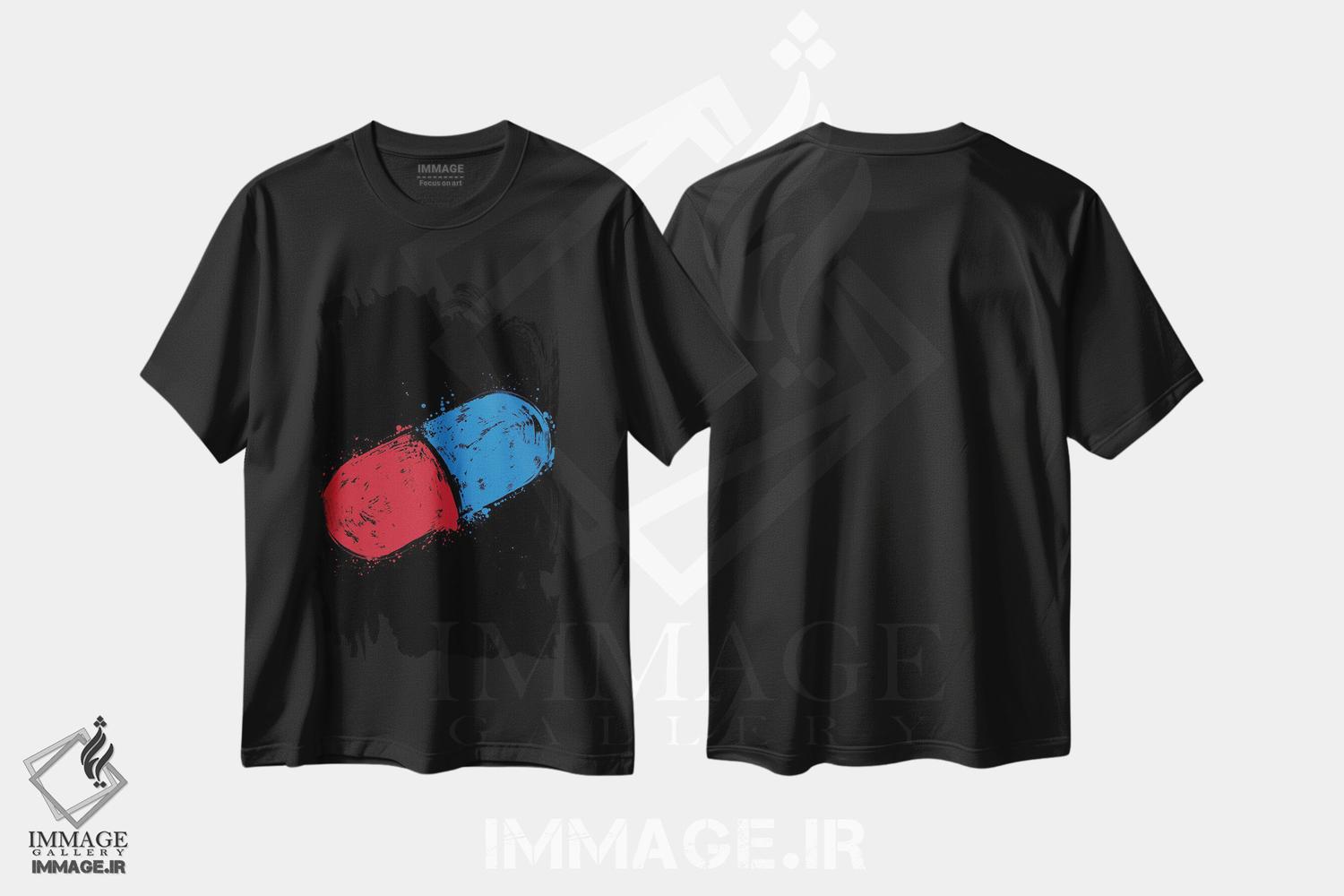 تیشرت طرح دار کپسول، هنر دیجیتال اثر آنتونیو کامارنا | immage.ir