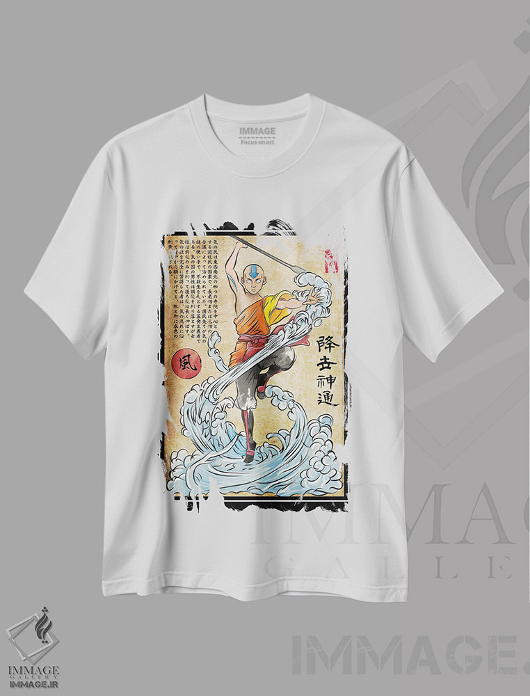تیشرت طرح دار استاد عشایر هوا، هنر دیجیتال اثر آنتونیو کامارنا | فروشگاه ایماژ