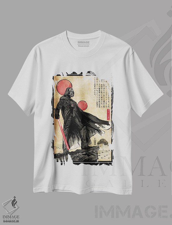 تیشرت طرح دار راه جنگجوی ستاره ای، هنر دیجیتال اثر آنتونیو کامارنا | immage.ir