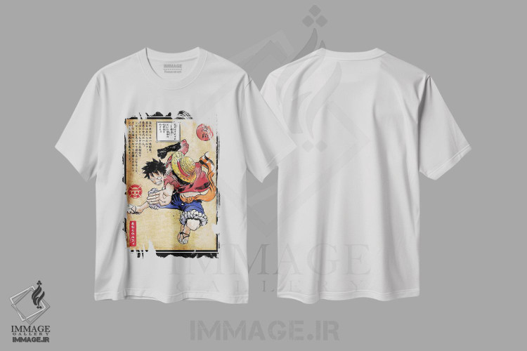 تیشرت طرح دار کاپیتان کلاه حصیری، هنر دیجیتال اثر آنتونیو کامارنا | فروشگاه ایماژ