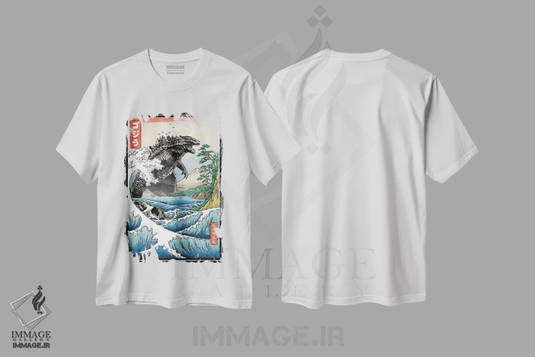 تیشرت طرح دار شاه در ساتا، استان سورگا، هنر دیجیتال اثر آنتونیو کامارنا | فروشگاه ایماژ