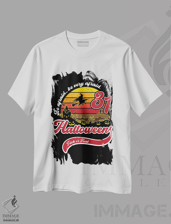 تیشرت طرح دار بترس... خیلی بترس، هنر دیجیتال اثر آنتونیو کامارنا | immage.ir