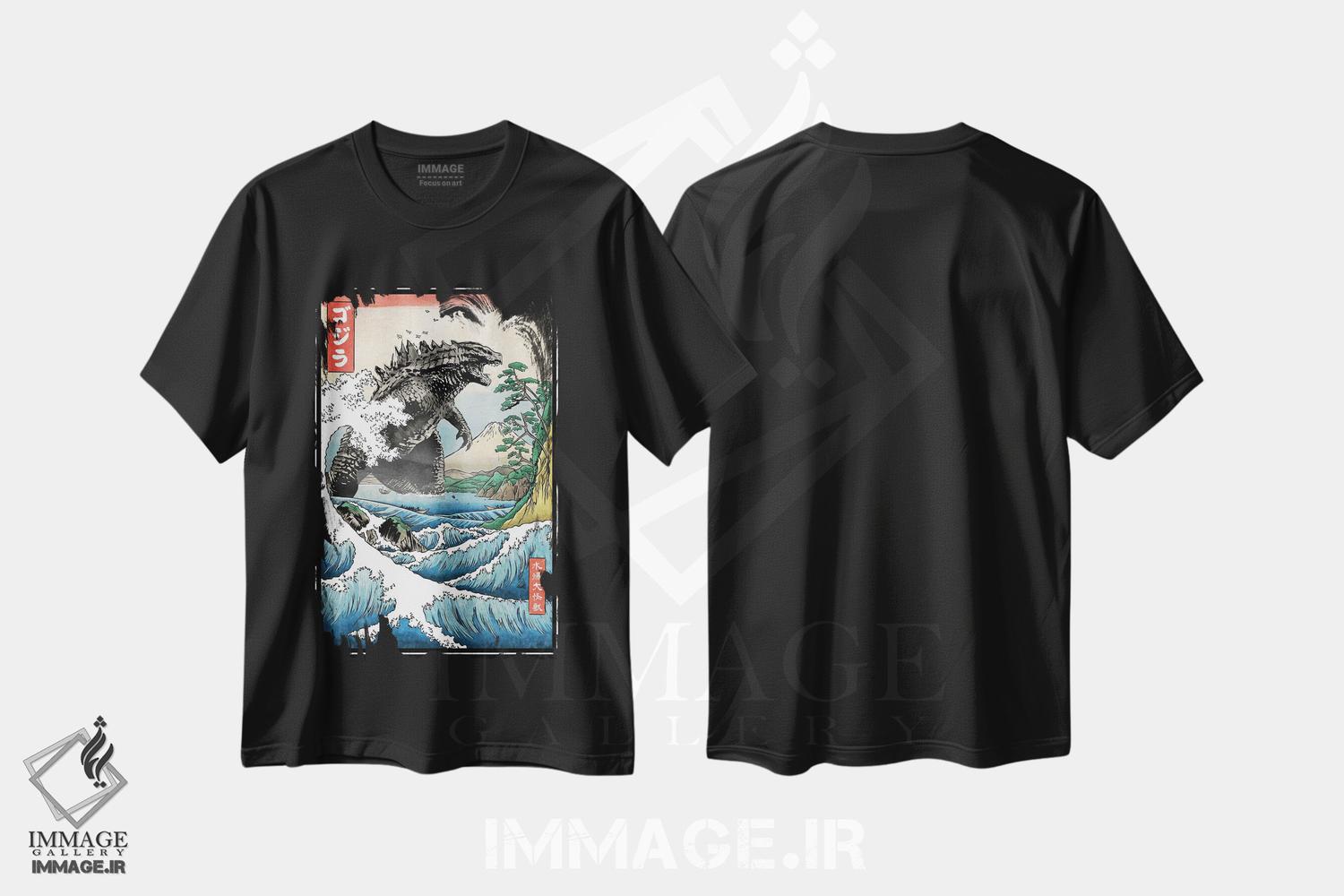 تیشرت طرح دار شاه در ساتا، استان سورگا، هنر دیجیتال اثر آنتونیو کامارنا | immage.ir