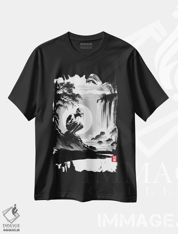تیشرت طرح دار سفر موجود اثر آنتونیو کامارنا | immage.ir