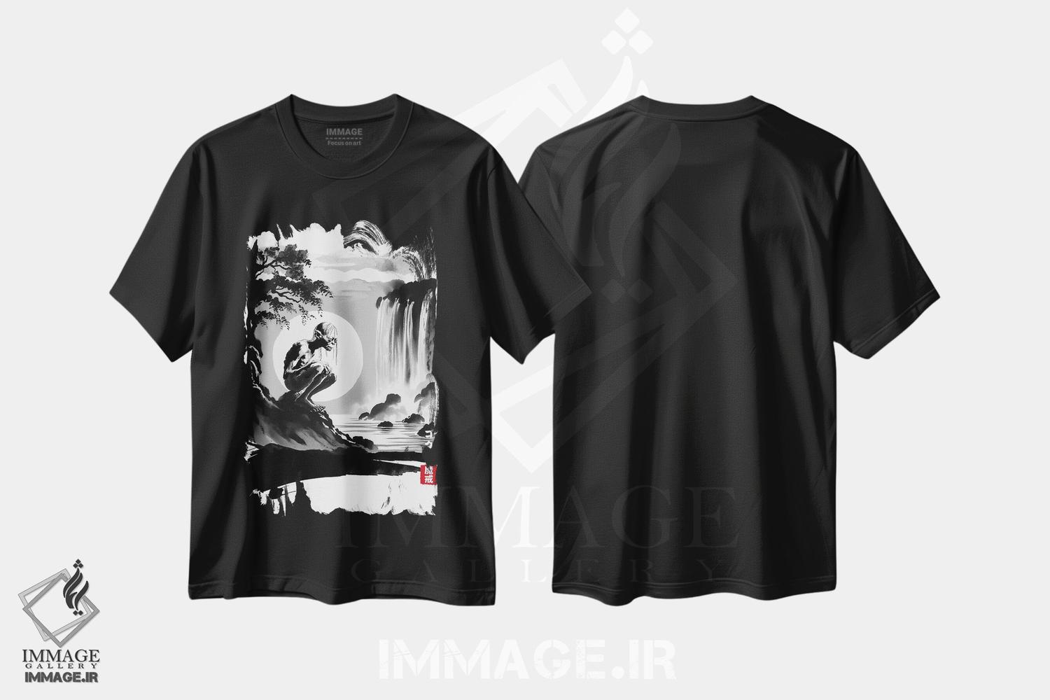 تیشرت طرح دار سفر موجود اثر آنتونیو کامارنا | immage.ir