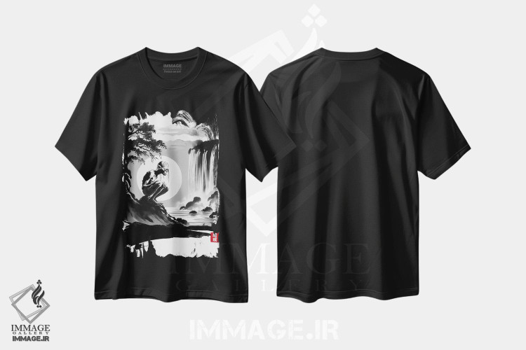 تیشرت طرح دار سفر موجود اثر آنتونیو کامارنا | immage.ir