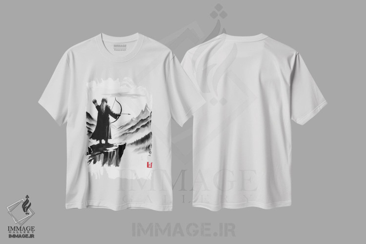 تیشرت طرح دار سفر الف اثر آنتونیو کامارنا | فروشگاه ایماژ