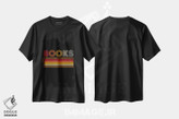 تیشرت طرح دار کتاب های رترو، تزئینی اثر آنتونیو کامارنا | فروشگاه ایماژ