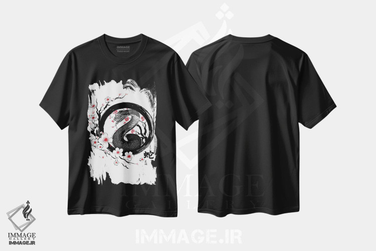 تیشرت طرح دار سال مار اثر آنتونیو کامارنا | فروشگاه ایماژ