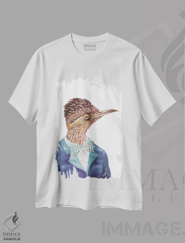 تیشرت طرح دار دوندۀ جاده، هنر دیجیتال اثر انیمال کرو | فروشگاه ایماژ